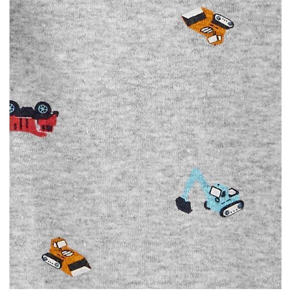 Carter's Boys 12 Month 5-Pack Short-Sleeve Truck Design Bodysuits - Picture 10 of 13